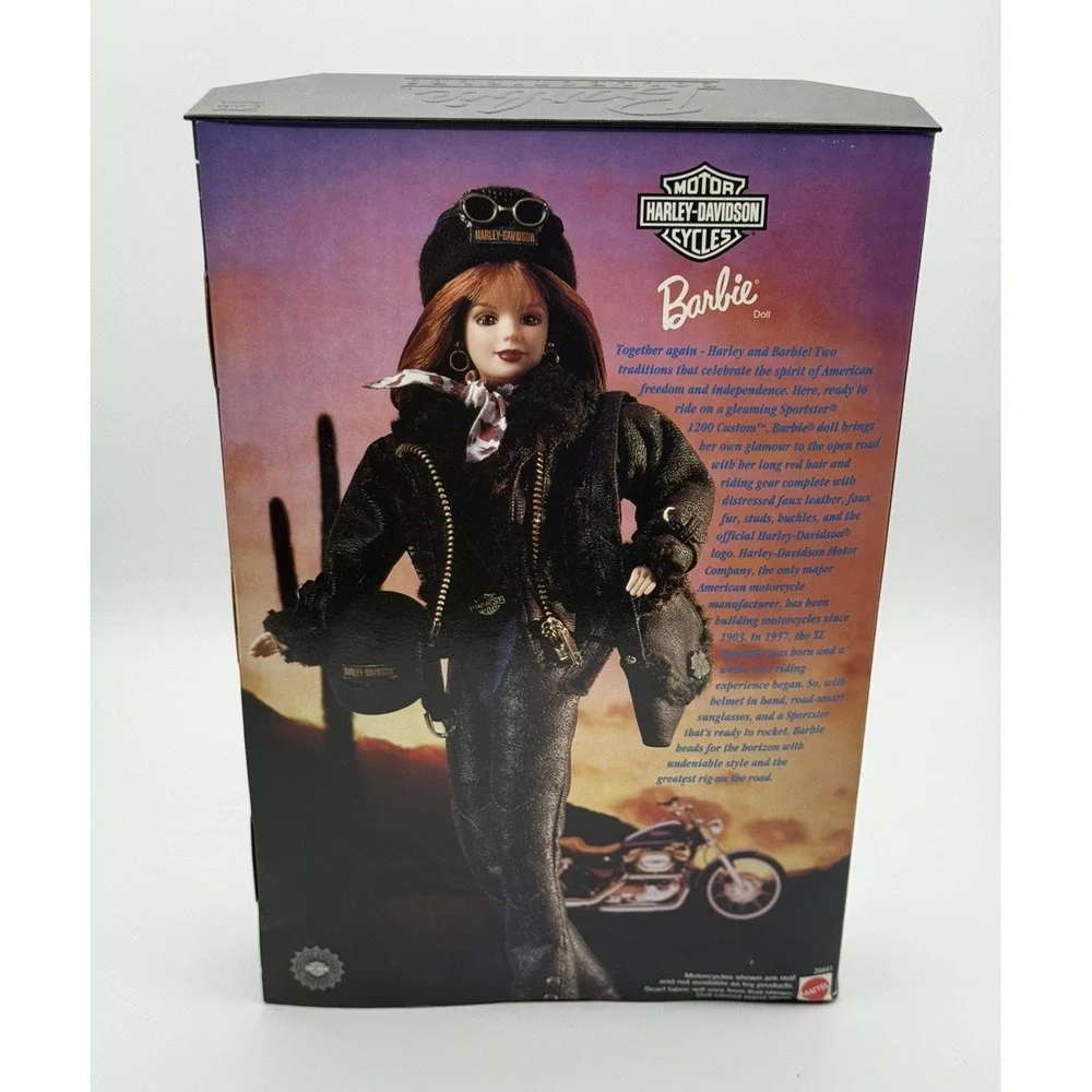 Vintage Motor Harley Davidson Cycles Barbie Collector Edition Mattel 20441 NIB